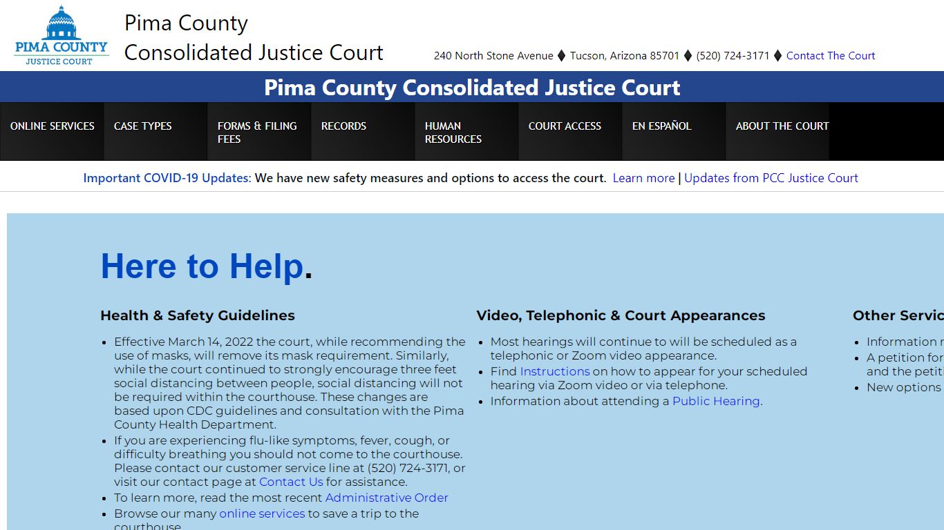 Pima County Consolidated Justice Court